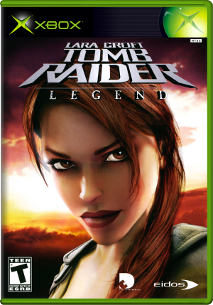 Lara Croft Tomb Raider - Legend (USA, Europe) 2D Box Front
